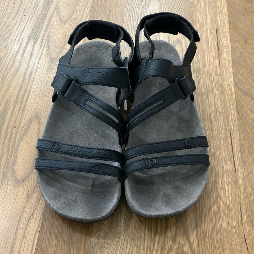 Merrell Women's Black Gray Sandspur Rose Convert Velcro Waterproof Sandals